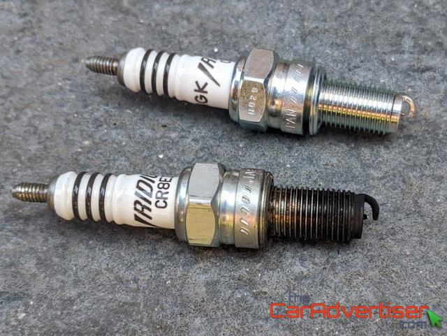 New and used motorcycle spark plugs
