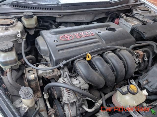 Under the hood of a 2006 Toyota Celica VVTI