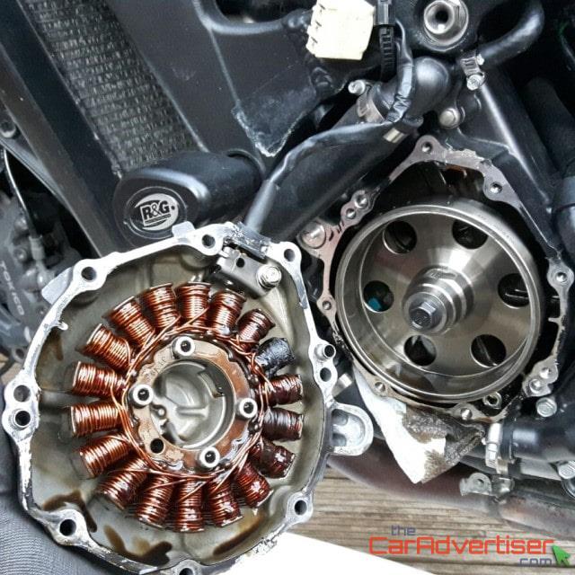 How to replace a motorcycle stator?